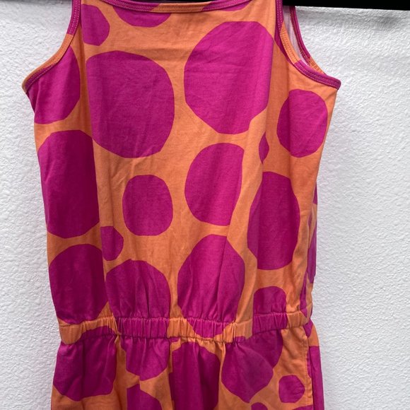 Uniqlo marimekko pink orange polk-a-dot girls romper  Size: 9-10 - Picture 4 of 7